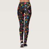 Leggings mit Punktenmuster (Rückseite)