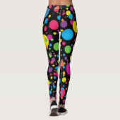 Leggings mit Punktenmuster (Rückseite)