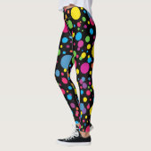 Leggings mit Punktenmuster (Links)