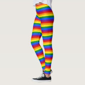 Leggings mit Rainbow-Pride-Flagge für LGBT (Links)