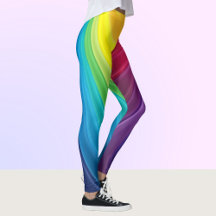 Leggings mit Regenbogen farbenfroh Swirl Yoga Pant