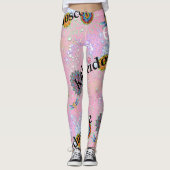 Leggings mit rosa Bonbons (Vorderseite)
