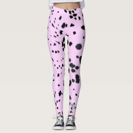 Leggings mit rosa Dalmatiner