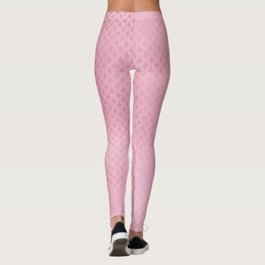 Leggings mit rosa Skalierung (Rückseite)