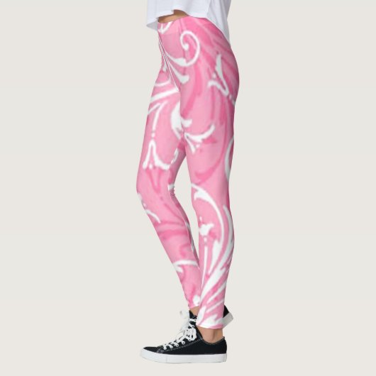 Leggings mit rosa Swirt (Links)
