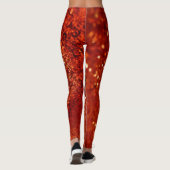 Leggings mit rotem Glitzer (Rückseite)