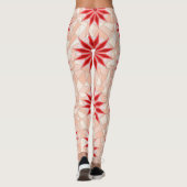 Leggings mit roter Herzkunst (Rückseite)