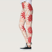 Leggings mit roter Herzkunst (Links)