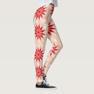Leggings mit roter Herzkunst