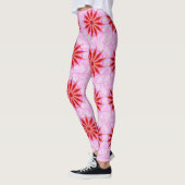 Leggings mit roter Herzkunst (Links)