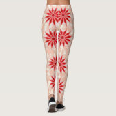 Leggings mit roter Herzkunst (Rückseite)