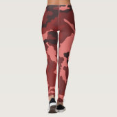 Leggings mit roter Tarnung (Rückseite)