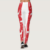 Leggings mit Rotwild (Rückseite)