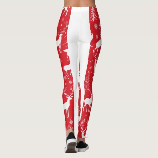 Leggings mit Rotwild (Rückseite)