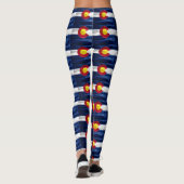 Leggings mit rustikaler Holzflagge (Rückseite)