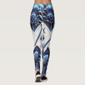 Leggings mit schottischem Thistles-Design (Rückseite)