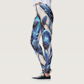 Leggings mit schottischem Thistles-Design (Links)