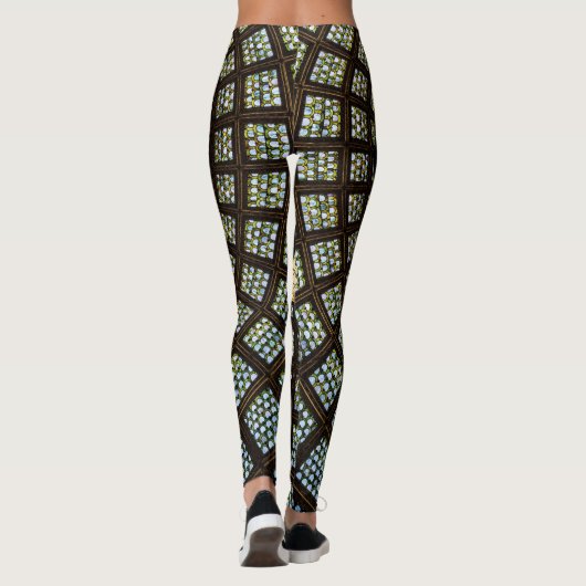 Leggings mit schwarzer Decke (Rückseite)