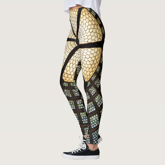 Leggings mit schwarzer Decke (Links)