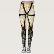 Leggings mit schwarzer Decke