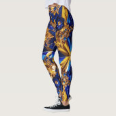 Leggings mit schwedischer Farbgestaltung (Links)