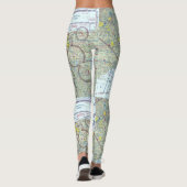 Leggings, mit Sektordiagramm Leggings (Rückseite)