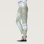 Leggings, mit Sektordiagramm Leggings (Links)