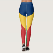Leggings mit seychellischer Farbgestaltung (Rückseite)
