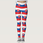 Leggings mit slowakischer Flagge (Vorderseite)