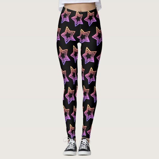 Leggings mit Sternen (Vorderseite)