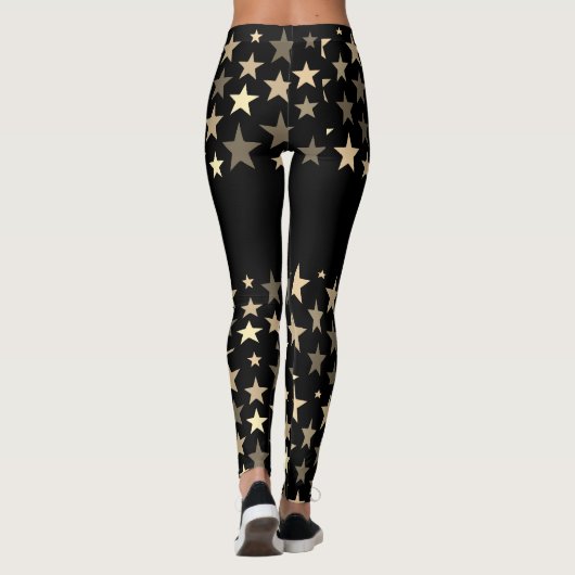 Leggings mit Sternen für Qualitätsarbeit (Rückseite)