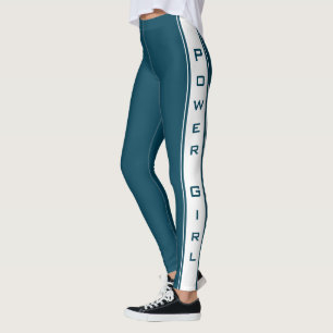 Leggings mit Text-Power-Girl