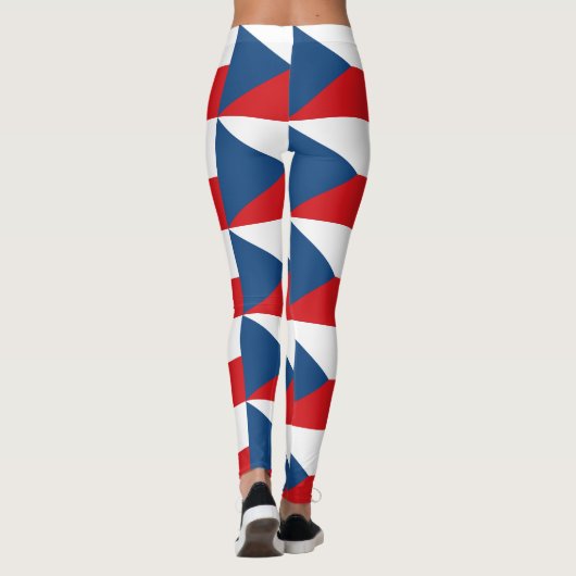 Leggings mit tschechischer Flagge (Rückseite)