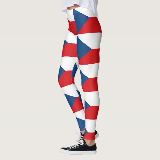 Leggings mit tschechischer Flagge (Links)