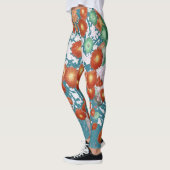 Leggings mit Vintager Blüte "Ratti_Creative_Arts" (Links)