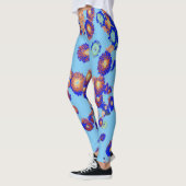 Leggings mit Vintager Blüte "Ratti_Creative_Arts" (Links)