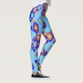 Leggings mit Vintager Blüte "Ratti_Creative_Arts" (Rechts)
