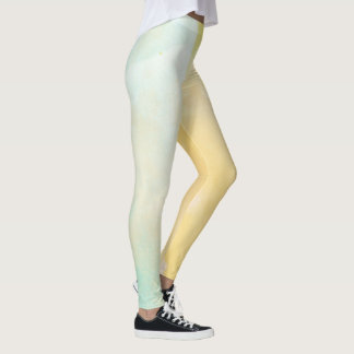Leggings mit Wasserfarbmuster