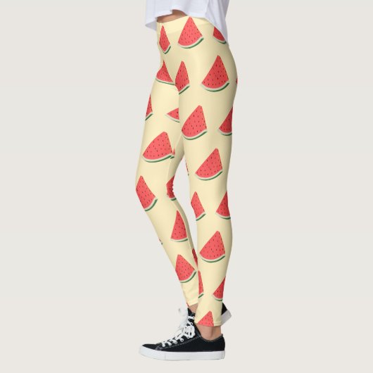 Leggings mit Wassermelonen - Wählen Sie Farben (Links)