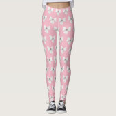 Leggings mit weißem Bow (Vorderseite)