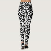 Leggings mit weißem Leopard (Rückseite)