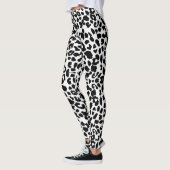 Leggings mit weißem Leopard (Links)