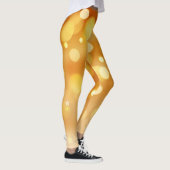 Leggings mit weißem Multi-Color-Star-Design (Rechts)