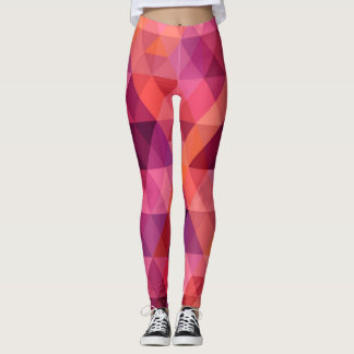 Leggings mit weißlicher mehrfarbiger Gestaltung