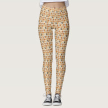 Leggings mit Welpenmuster