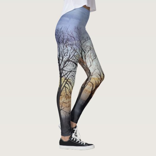 Leggings mit Winterbäumen (Rechts)