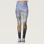 Leggings mit Winterbäumen (Vorderseite)