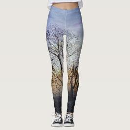 Leggings mit Winterbäumen