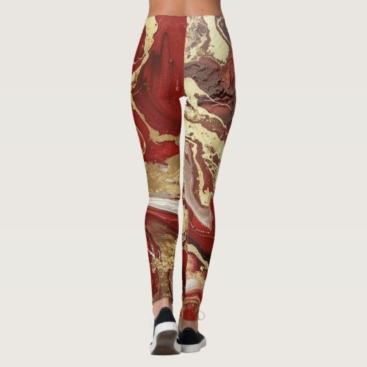 Leggings mit wirbelnder Gestaltung (Rückseite)