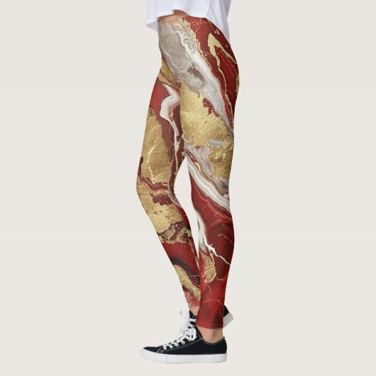 Leggings mit wirbelnder Gestaltung (Links)